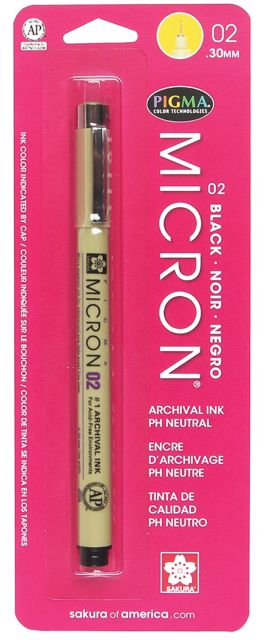 MICRON PEN .30MM BLACK(12 CD)