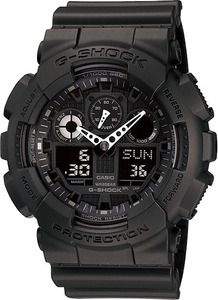 GSHOCK XL ANALOG DIGITAL WATCH BLACK