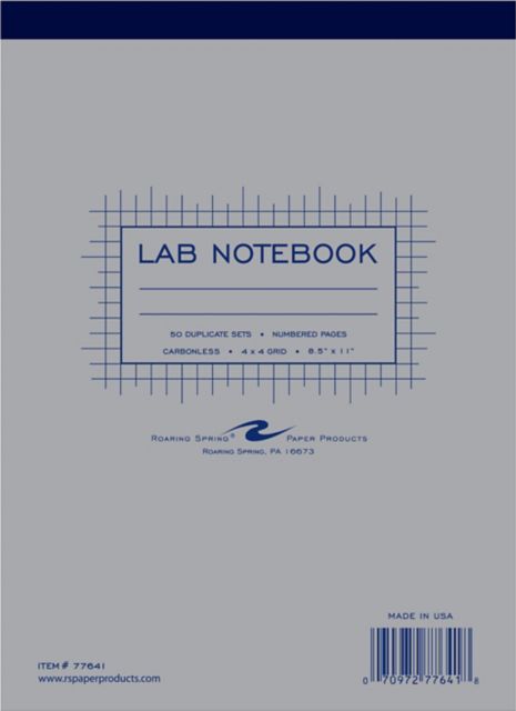 LAB BOOK 50SH TOP BOUND